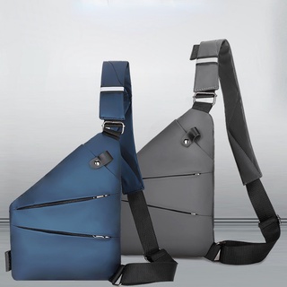 Chest Pack Men Anti-Theft Sling Bag Slim Lightweight Casual Cross Body Chest Bag