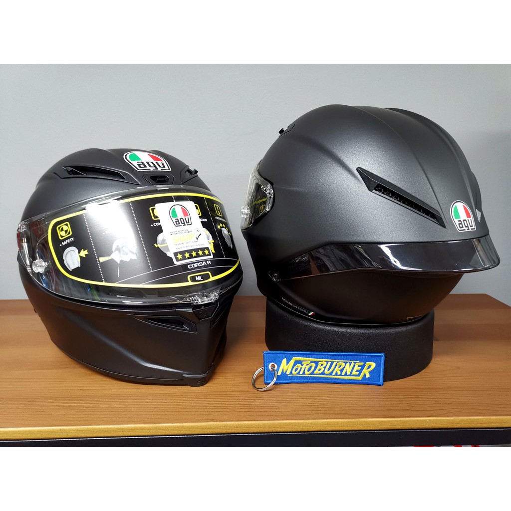 Agv Corsa R Black Matte Agv Corsa Matte Black