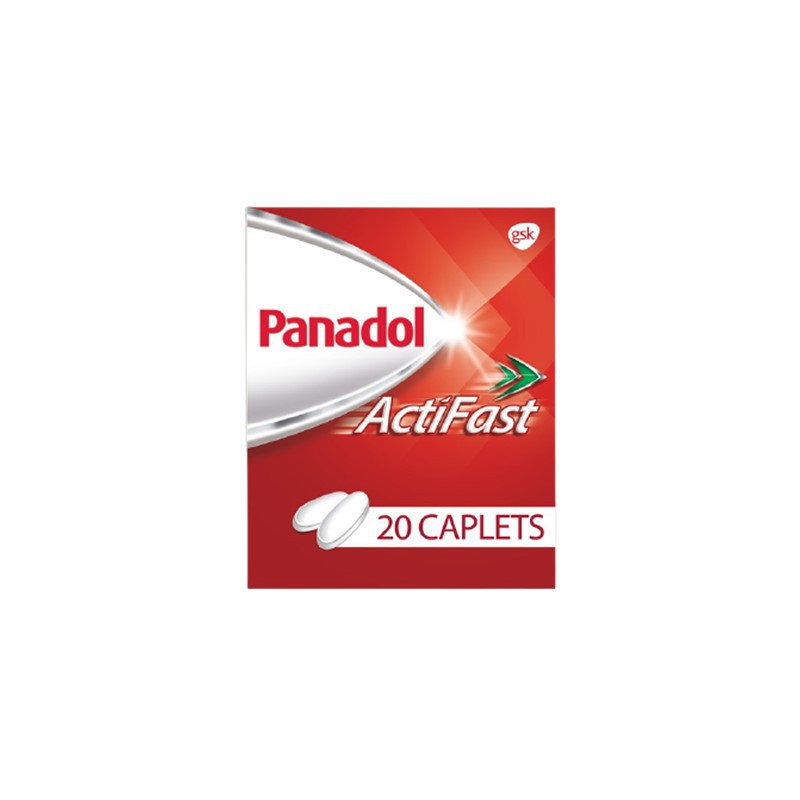 PANADOL Actifast, Paracetamol for Fast Pain Relief, Headache, Fever