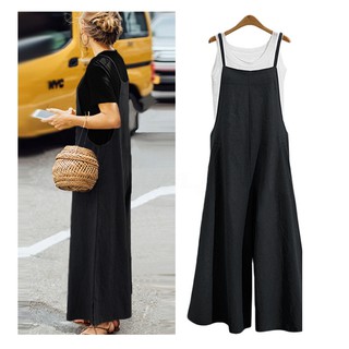 plus size pinafore jumpsuit