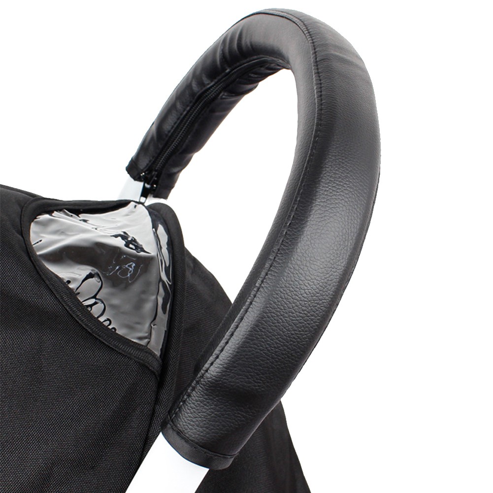 pram leather handle cover