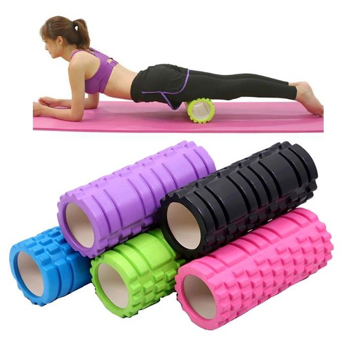 Grid Foam Roller Yoga Gym Pilates Massage EVA Physio Back Exercise Trigger Point 