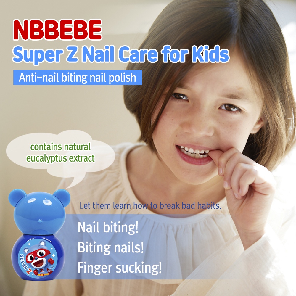 NBBEBE Nail Biting Thumb Sucking Deterrent Care Bitter Polish, 4ml