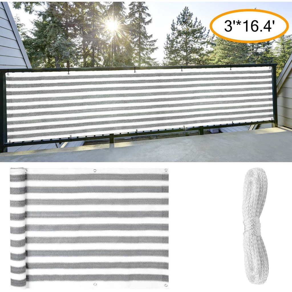 3ft X16 4ft Fence Privacy Screen Mesh 88 Blockage Baby Pet Proofing Guard Rail Gate Balcony Patio Porch Deck Garden Shopee Singapore