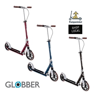 Globber NL205 Deluxe Kick Scooter - Big Wheels Foldable Kids Scooter (For Age 8 years to adults)