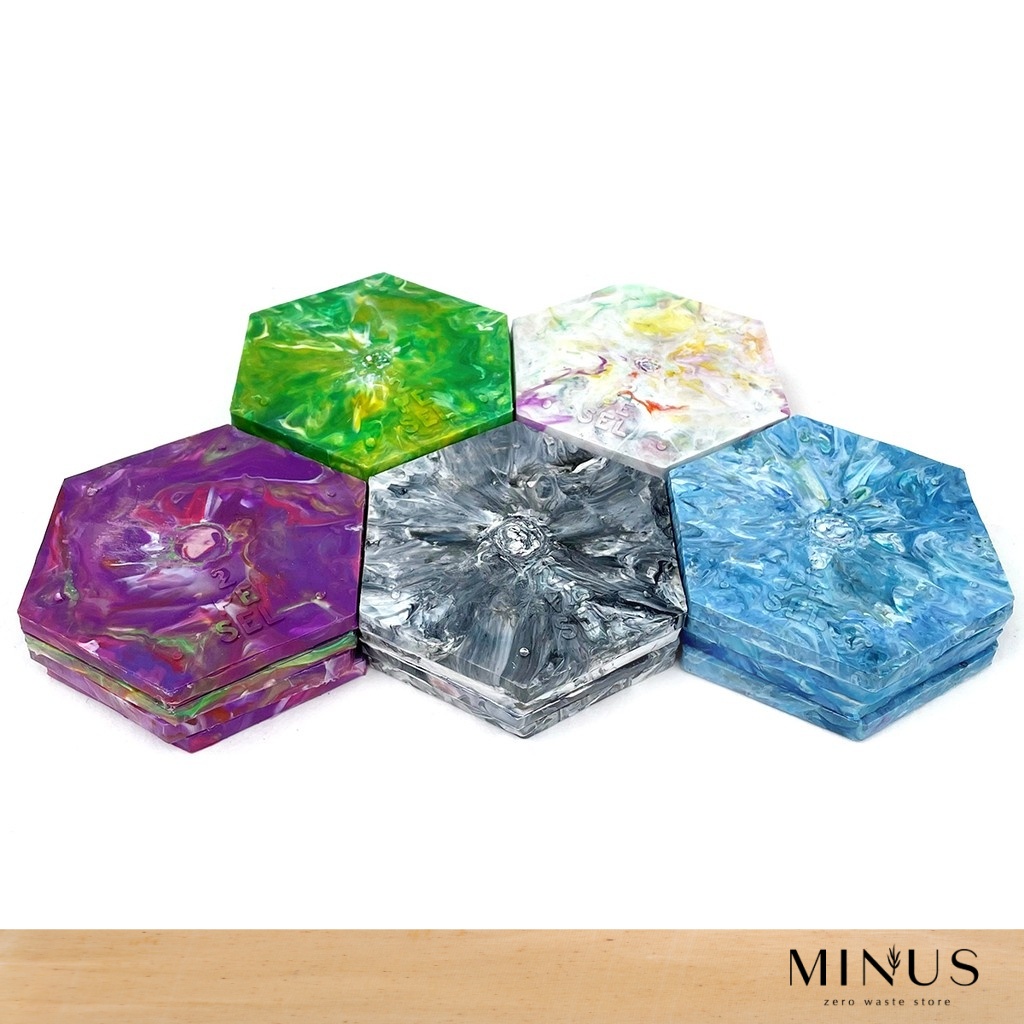 Shop Malaysia Recycled Plastic Coaster 再循环塑料杯垫 L Conservation L Recycled L Zero Waste Shopee Singapore