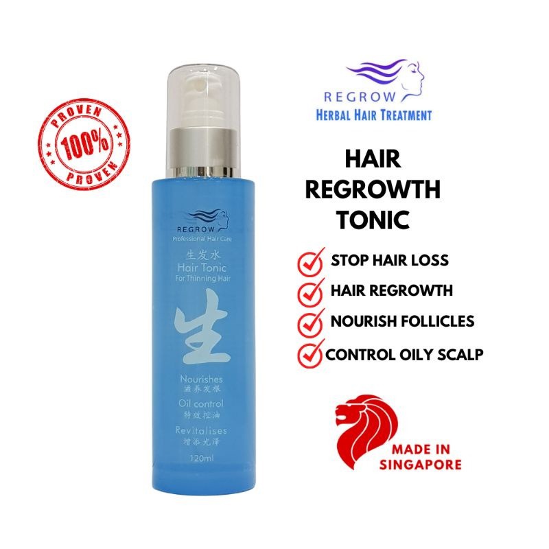 Regrow Hair Growth Tonic | Hair Loss Treatment Spray (120ml) | Shopee  Singapore