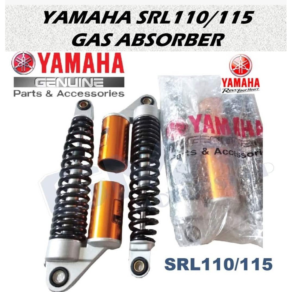 Yamaha Gas Tabung Absorber Srl115 Fi Srl115 Srl110 Z Srl110zr Lagenda 115 Fi Original 275mm With Tabung Asb101gsrl Shopee Singapore