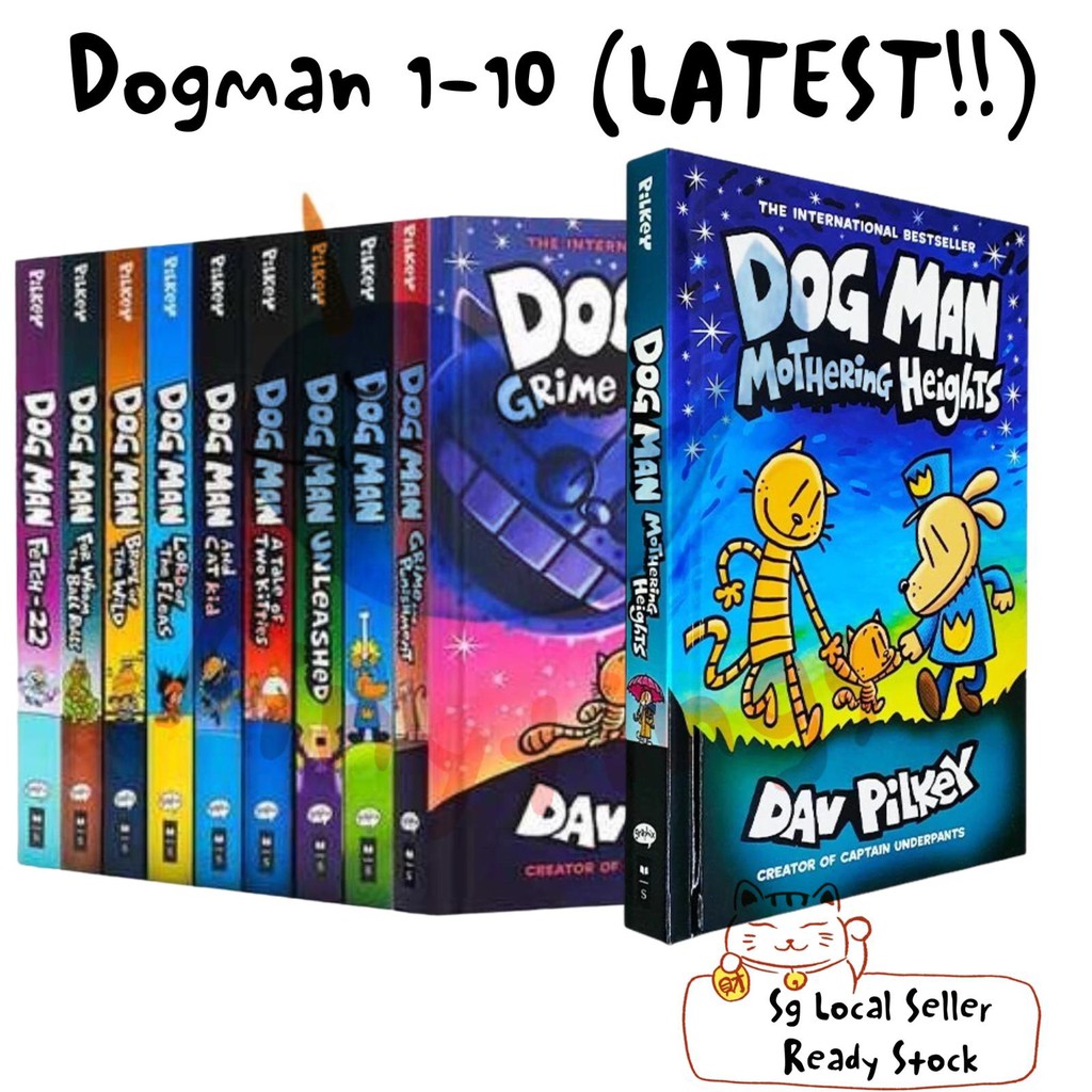 Dogman Hardcover Book 1 11 Dogman 10 Mothering Heights Cat Kid Ready Stock Local Shipping Shopee Singapore