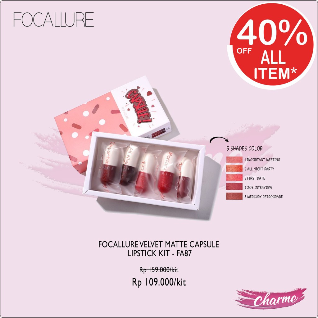 focallure capsule lipstick