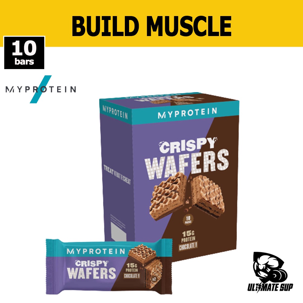 Myprotein Protein Wafer 3 10 Packs Myprotein Bar Muscle Builder 15g Protein Per Pack 5928