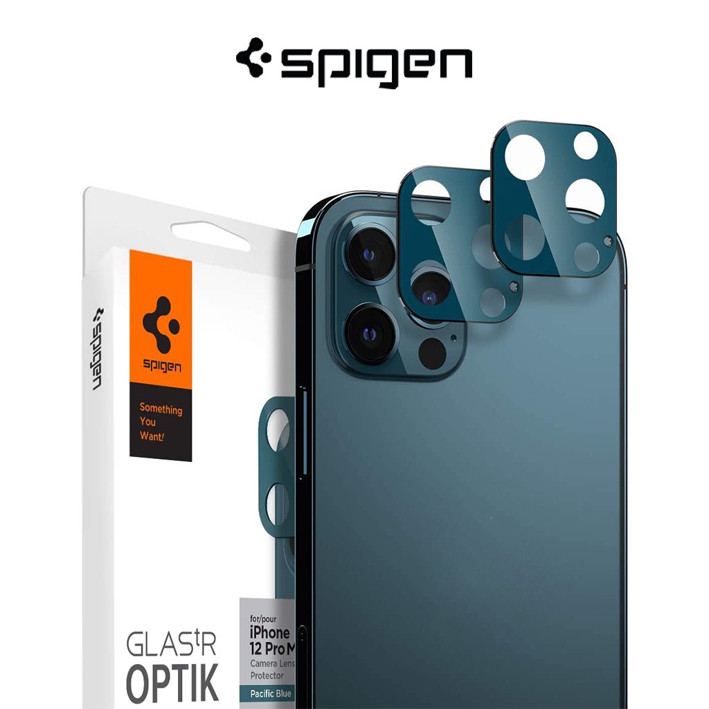 [2 Pack] Spigen iPhone 12 Pro Camera Lens Optik Lens Full Coverage