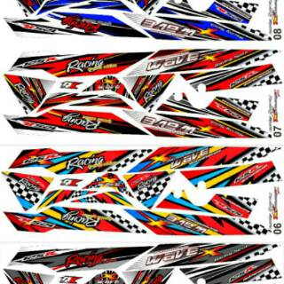 Decal Balap Supra 125 - NEW !!! Sticker Supra X 125 ...