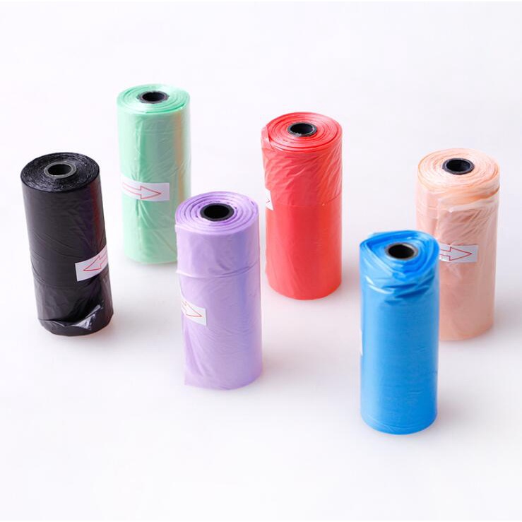 【Tokeblu】(5 Roll) Disposable Pet Garbage Bag Picking Up Poop Bags for Pet Cleaning Hygiene Products Biodegradable and environmentally friendly
