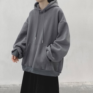 Image of thu nhỏ 【COD】Korean Hooded Sweater Men Loose and Comfortable Unisex Hoodies Essentials Hoodie for Men #1