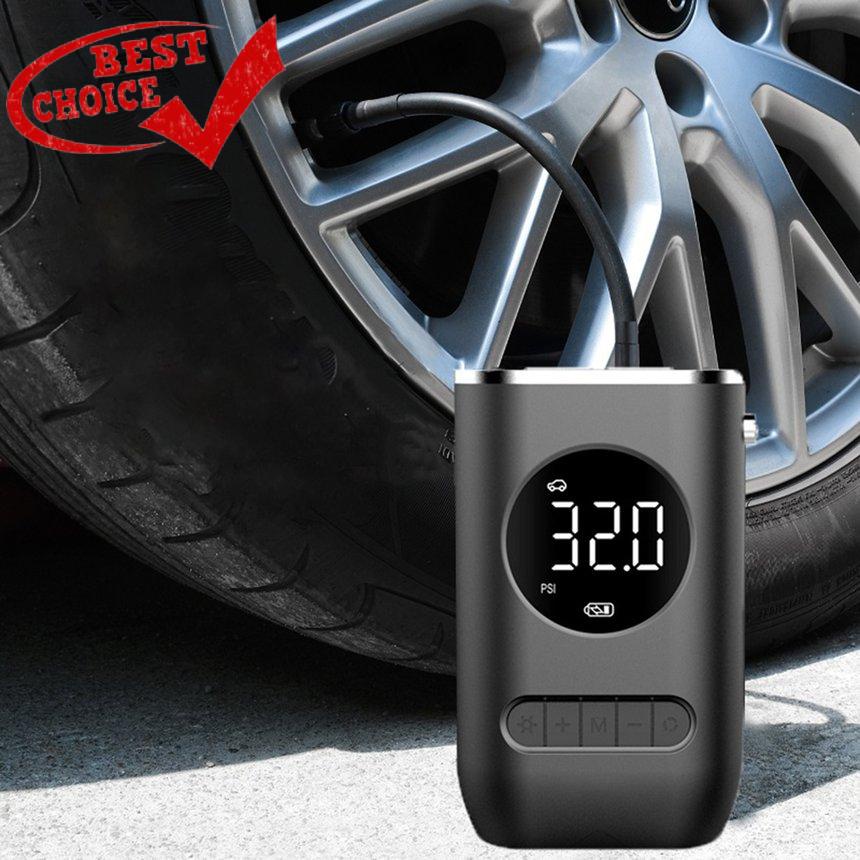 Electric Air Pump Tyre Car Inflator Portable Pump Tayar Kereta Digital Tire Pressure Detection For Bike Motorcycle Scoot Shopee Singapore