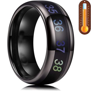 2021 New Smart Sensor Body Temperature Ring Stainless Steel Fashion