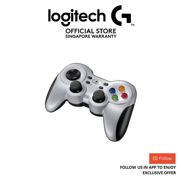 Logitech F710 Wireless Gamepad for PC Gaming and Android TV, Four-switch  D-pad, 2.4 GHz wireless, Dual-motor vibration Shopee Singapore