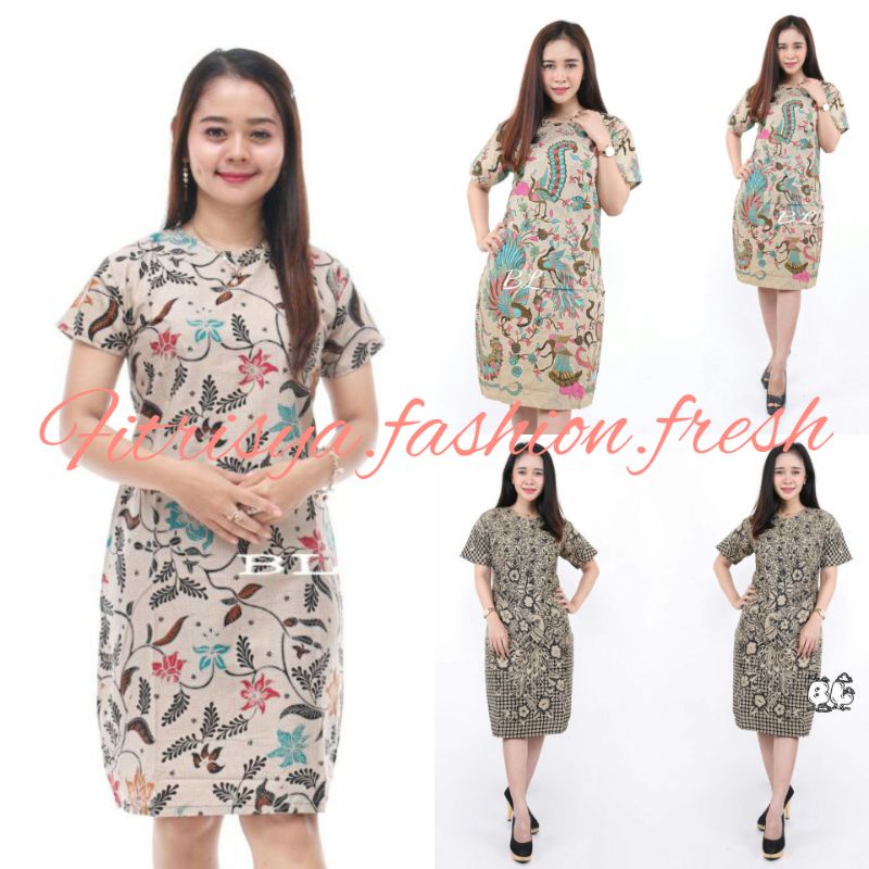 sack dress batik modern