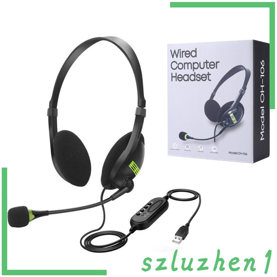usb computer headset with mic