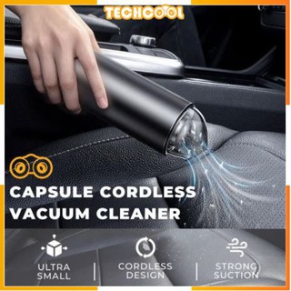 Car Vacuum Cleaner 4000Pa Wireless Handheld for Auto Home Interior Cleaner Mini Portable Vacuum Cleaner