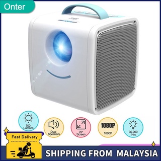 🍃Ready Stock🍃1080P Mini Projector HD Proyector WIFI LCD Led Projector Home Cinema Support HDMI/USB/TF/AV