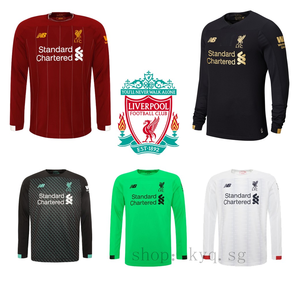 Liverpool Fc Long Sleeve Jersey 2019 20 Shopee Singapore