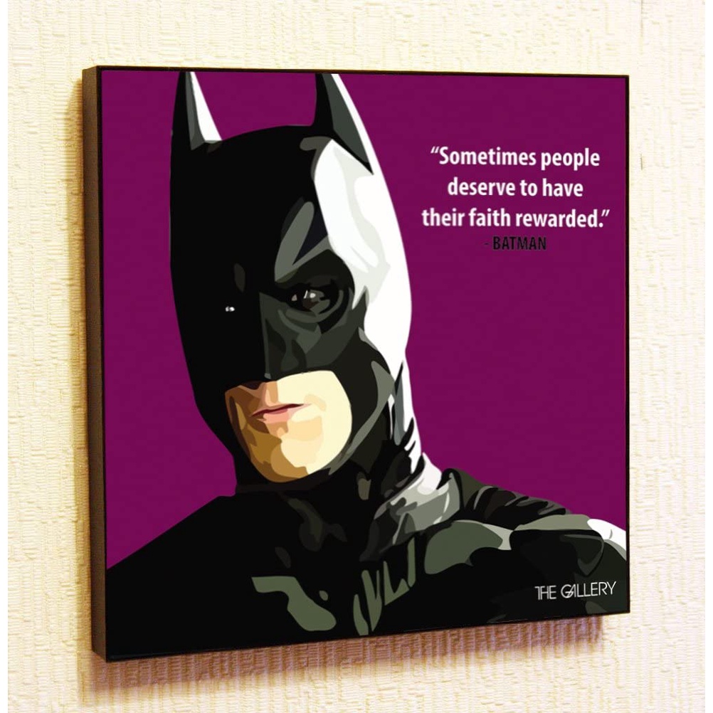 Batman Marvel DC comics Super Hero Motivational Quotes Wall Decals Pop