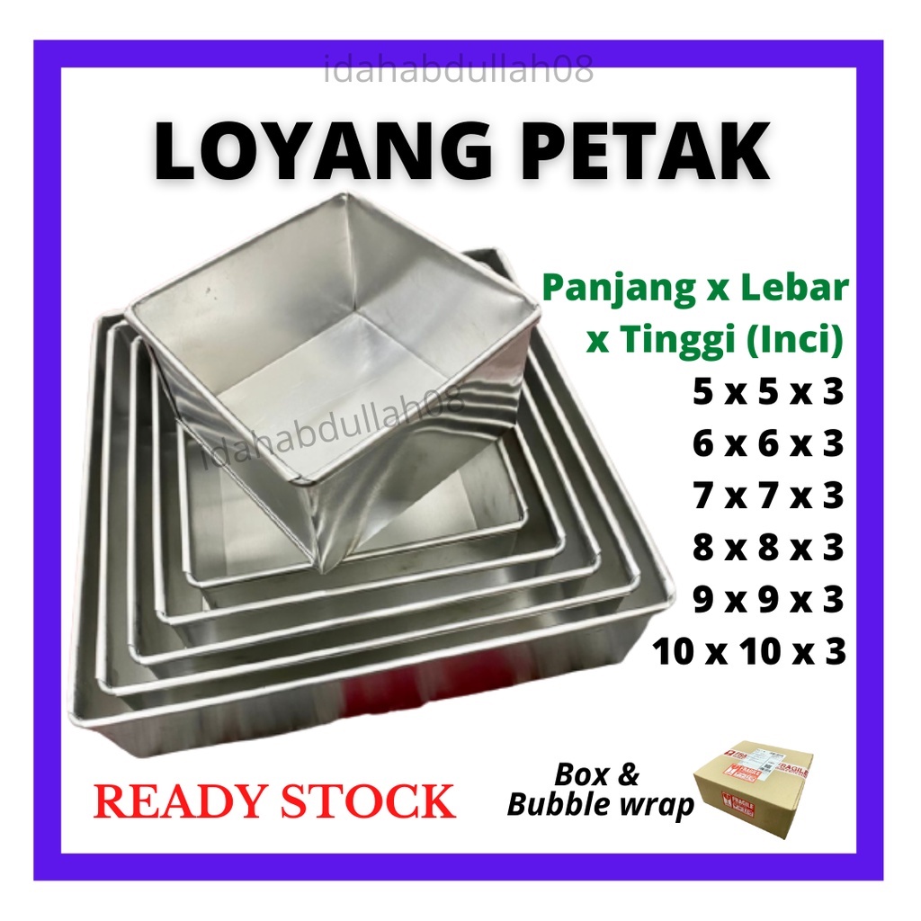 Shop Malaysia Ready Stock 6 7 8 9 Inch Long Rectangular Pan Baking Pan Shopee Singapore