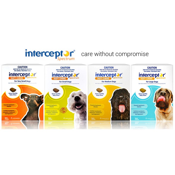 interceptor spectrum blue for large dogs