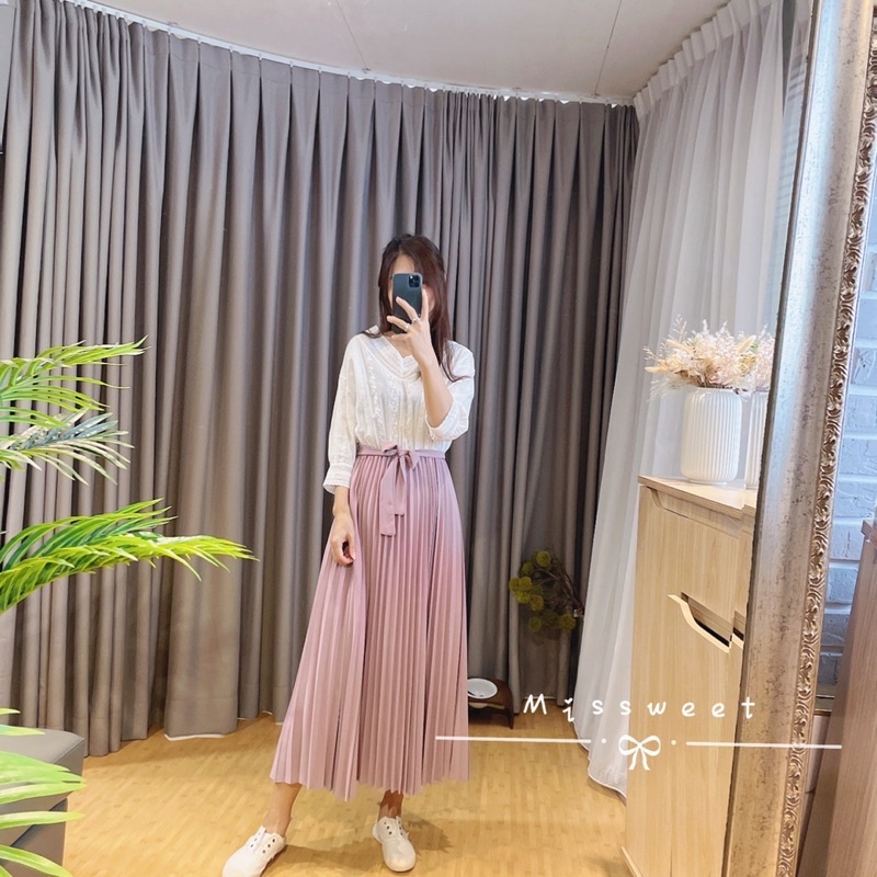 Boss Lady Missweet Exquisite Texture Fake Long Dress Shopee Singapore