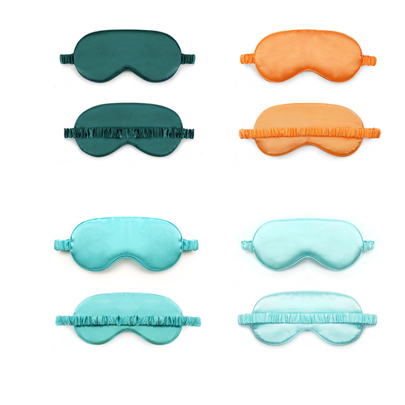 Soft Silk Sleeping Eye Mask / Breathable Eye Patch on Eyes For Sleeping /Pure Natural Silk Eye Patch Blindfold High Quality