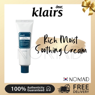 [Klairs] Dear, Klairs Rich Moist Soothing Cream 80ml | Mini Size 20ml