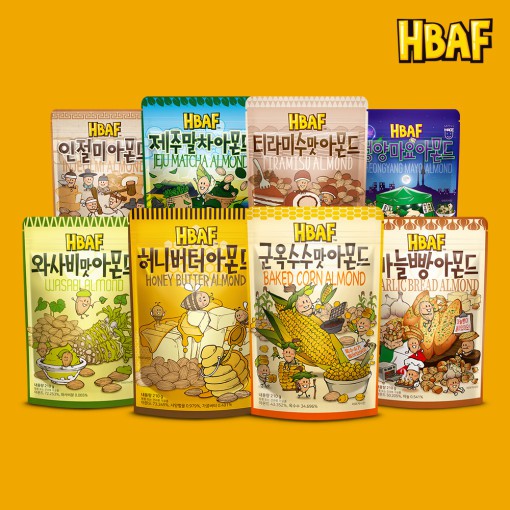 [HBAF] Tom's Korean Honey Butter Almonds 120g, 130g Shopee Singapore