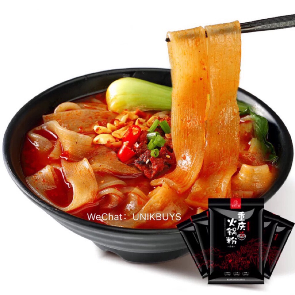 Image result for wide glass noodles hot pot