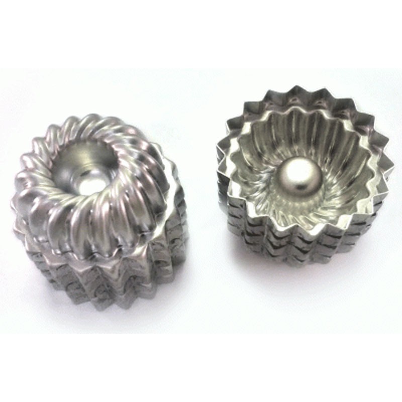 Aluminum Traditional Mini Bundt Cake Tin Tube Cake Pan 10 ...