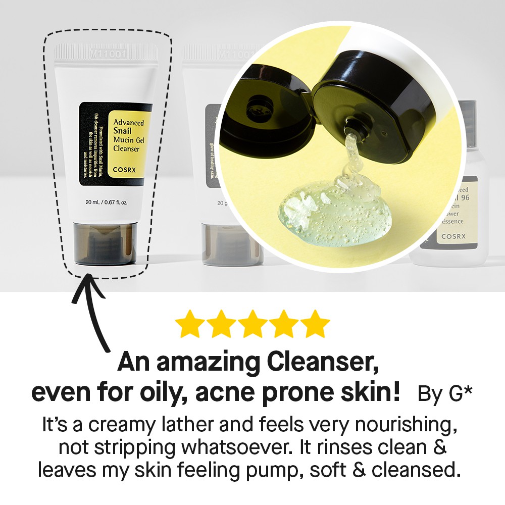 advanced snail mucin gel cleanser