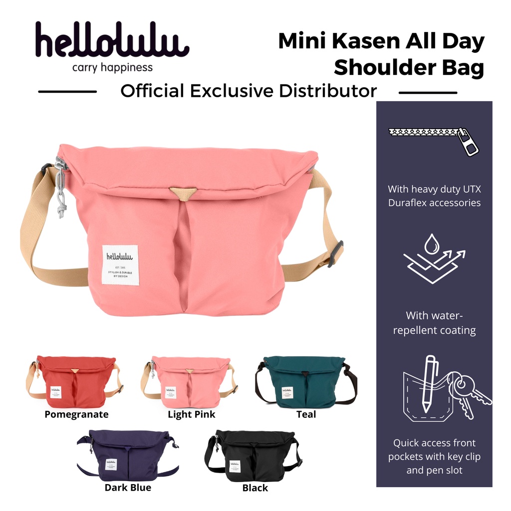 Hellolulu Mini Kasen All Day Shoulder Bag Shopee Singapore