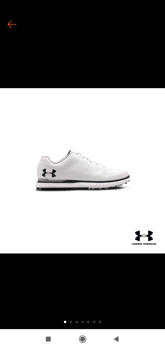 men's ua ag medal sl wide e golf shoes