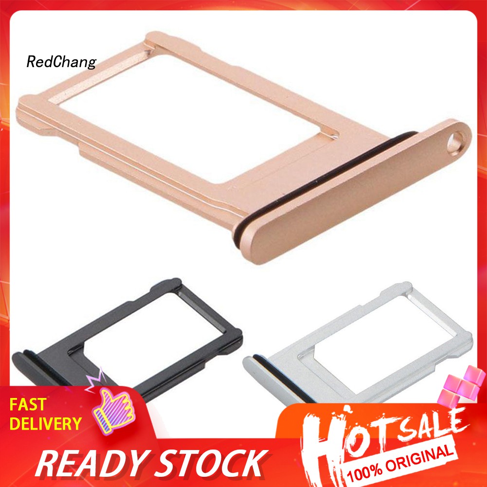Sc Replacement Sim Card Holder Slot Tray Plate Repair Part For Iphone 8 8plus X Shopee Singapore
