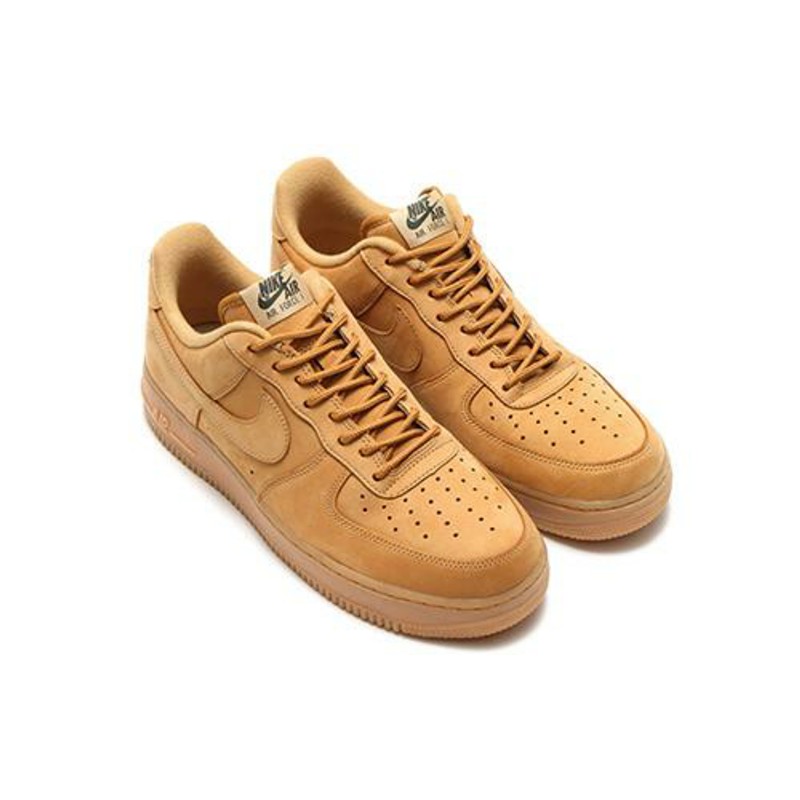 NIKE_ AIR Force 1 Low Flax Wheat Color 
