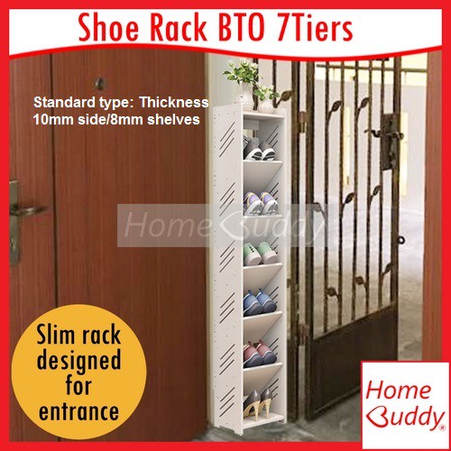 Shoe Rack Bto 7 Tiers Door Entrance Shoe Rack Ready Stocks Sg Homebuddy Shoe Cabinet Slim Shoe Rack Hdb Bto Shoe R Shopee Singapore