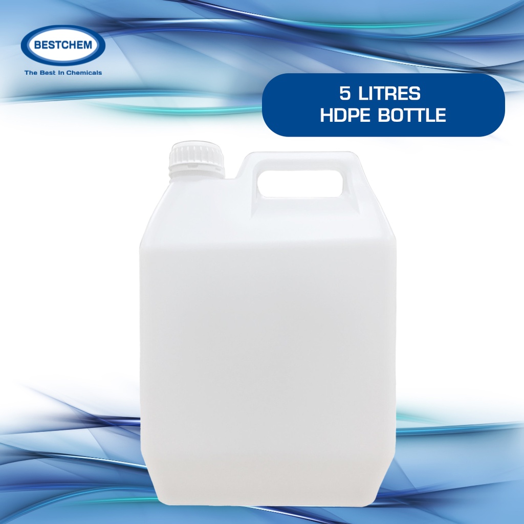 5 Litres HDPE Bottle refillable empty bottle Suitable for all sorts