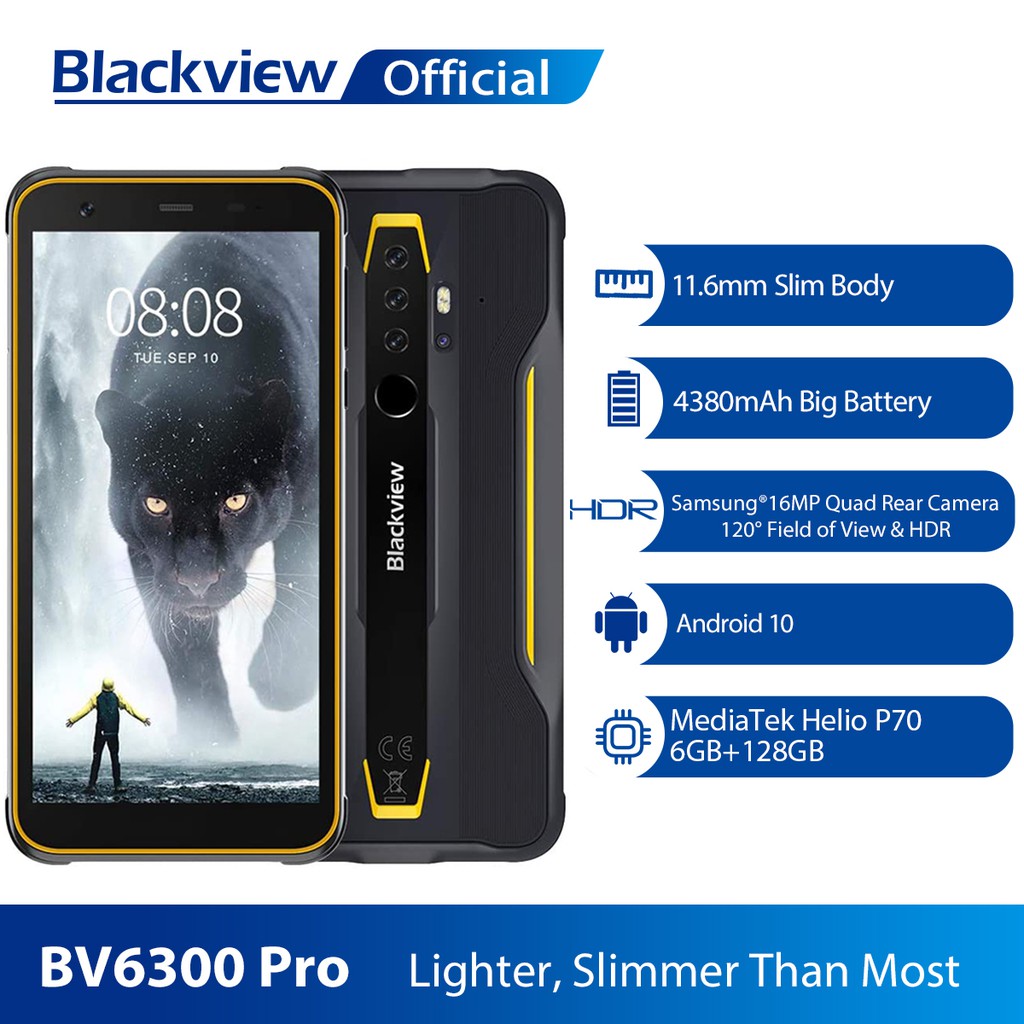 Blackview BV6300 Pro (6GB+128GB) Helio P70 Smartphone 4380mAh Android