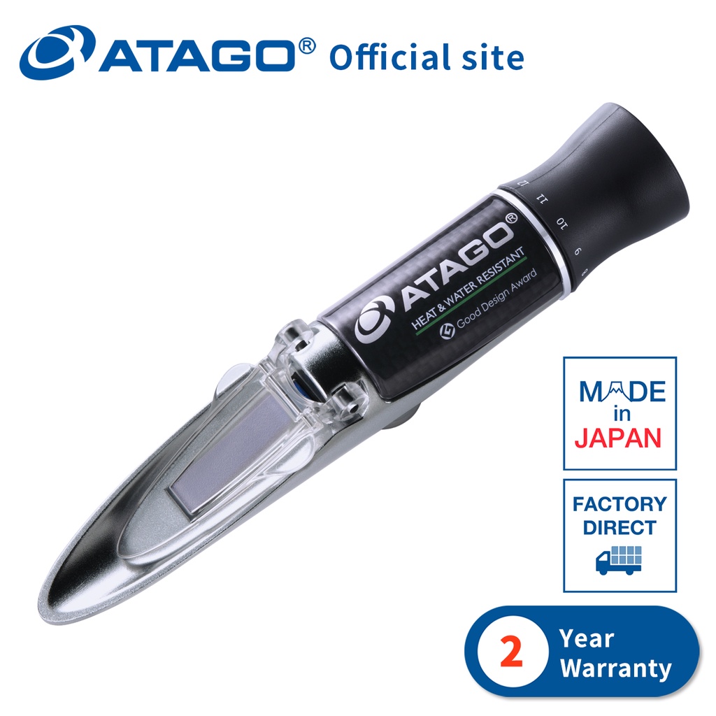 ATAGO Hand Held Refractometer MASTER100H Shopee Singapore