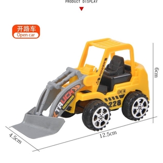 6 Engineering Vehicle Model Excavator Bulldozer Kid's Toys #6