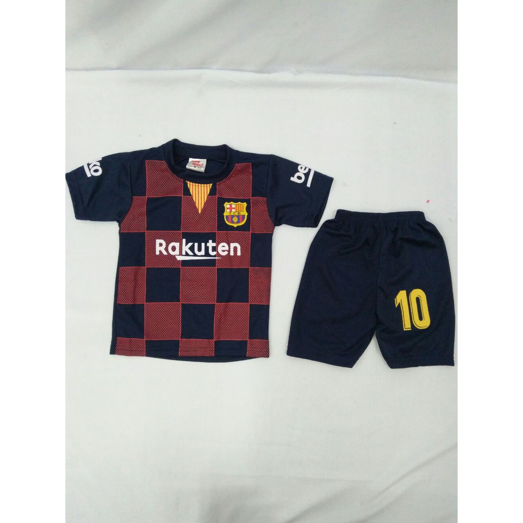 Baju bola kanak kanak jersi bola budak Barcelona Baju bola kanak kanak jersi bola budak Barcelona