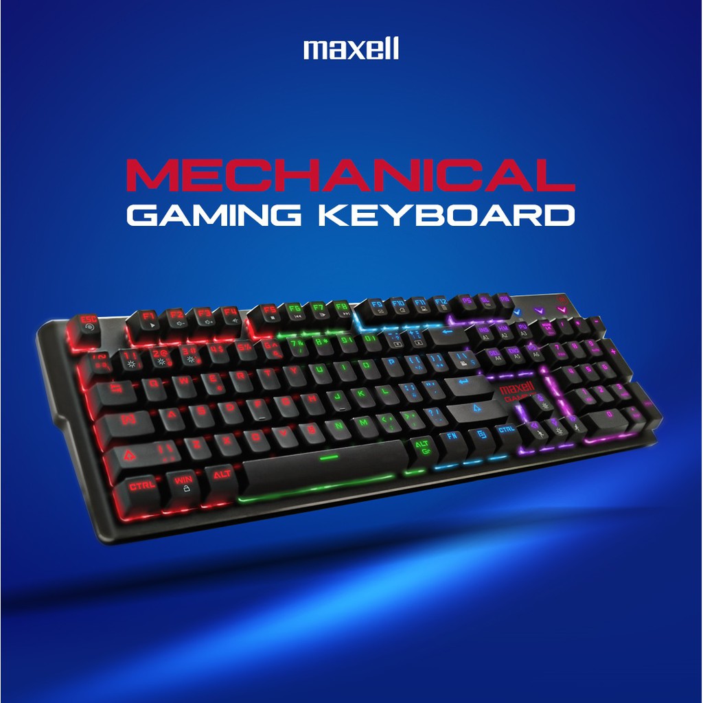Maxell RGB Mechanical Keyboard Gaming Keyboard Shopee Singapore