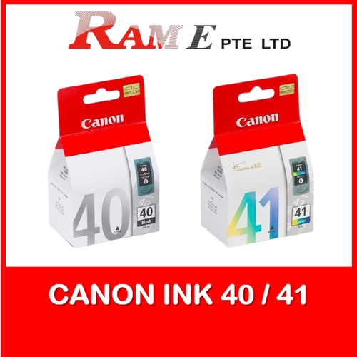 [ORIGINAL INK] Canon PG-40 PG40 PG 40 Black / CL-41 CL41 CL-41 Colour ...