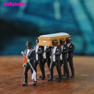 Luckybabys❥ Cosplay Ghana Dancing Pallbearers Coffin Dance Figure Action Funeral Dance Team